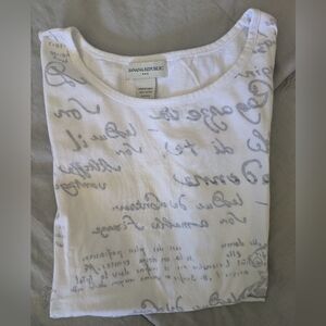 Women's Banana Republic T-shirt.